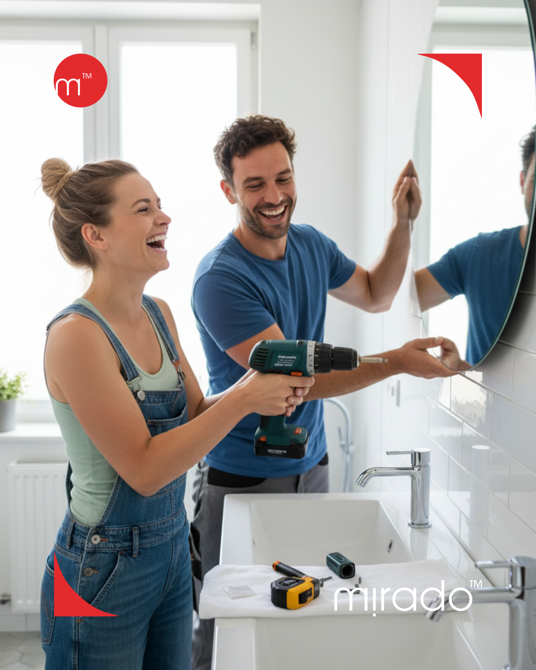 Bezpieczne mocowanie luster – proste triki