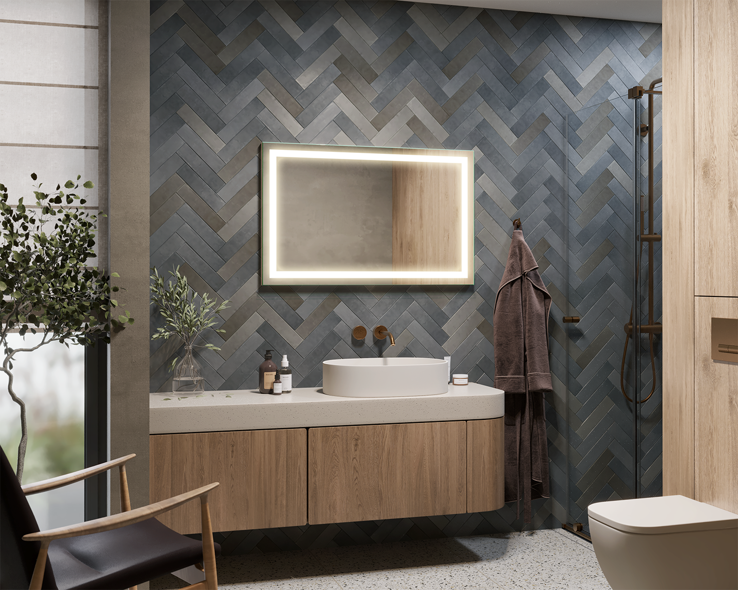 Naro Premium illuminated mirror