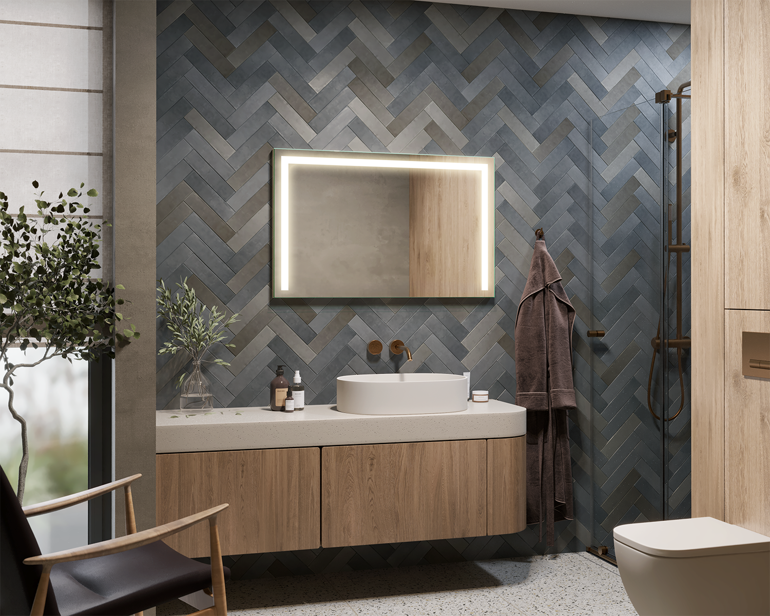 Naro Premium illuminated mirror