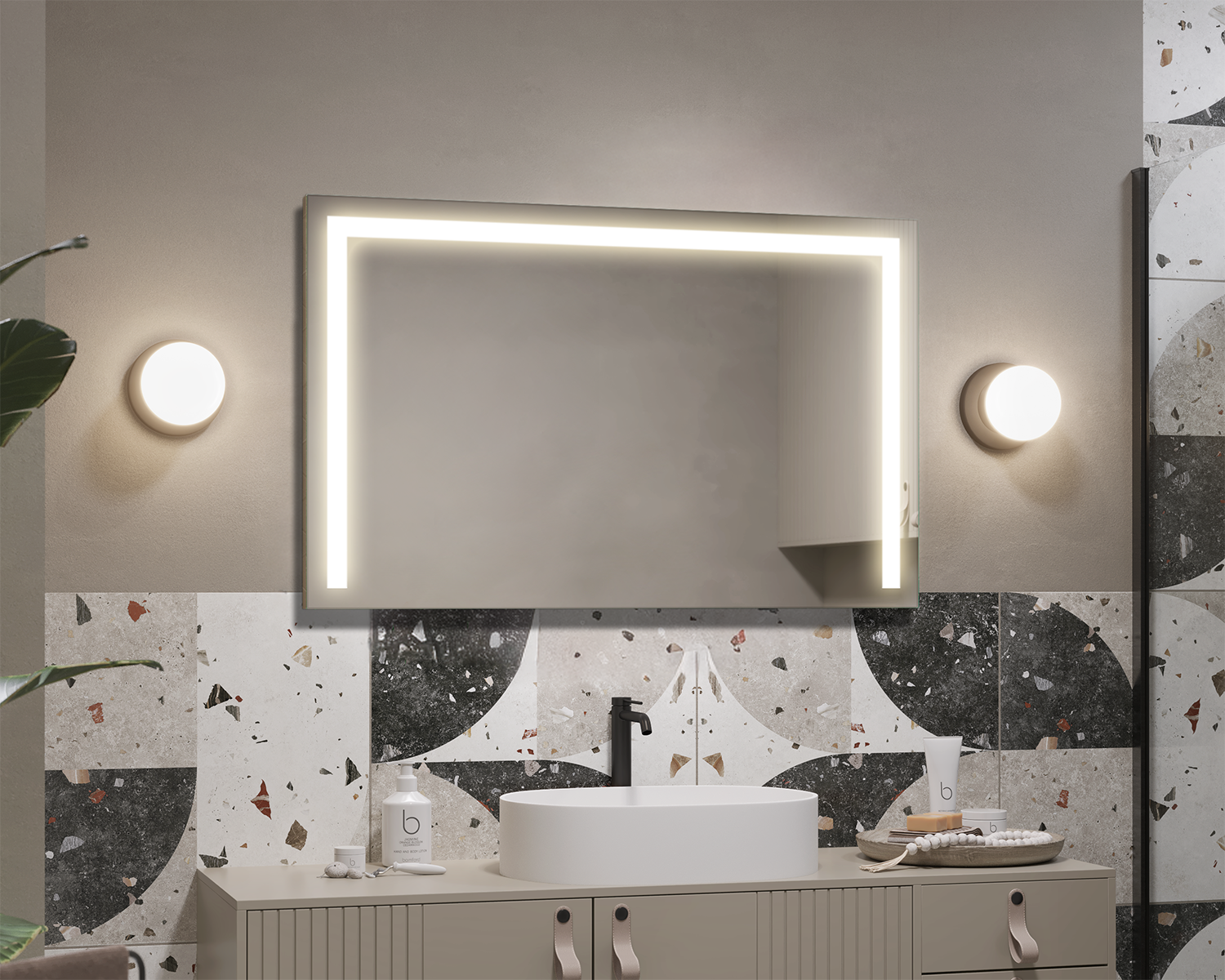 Naro Premium illuminated mirror