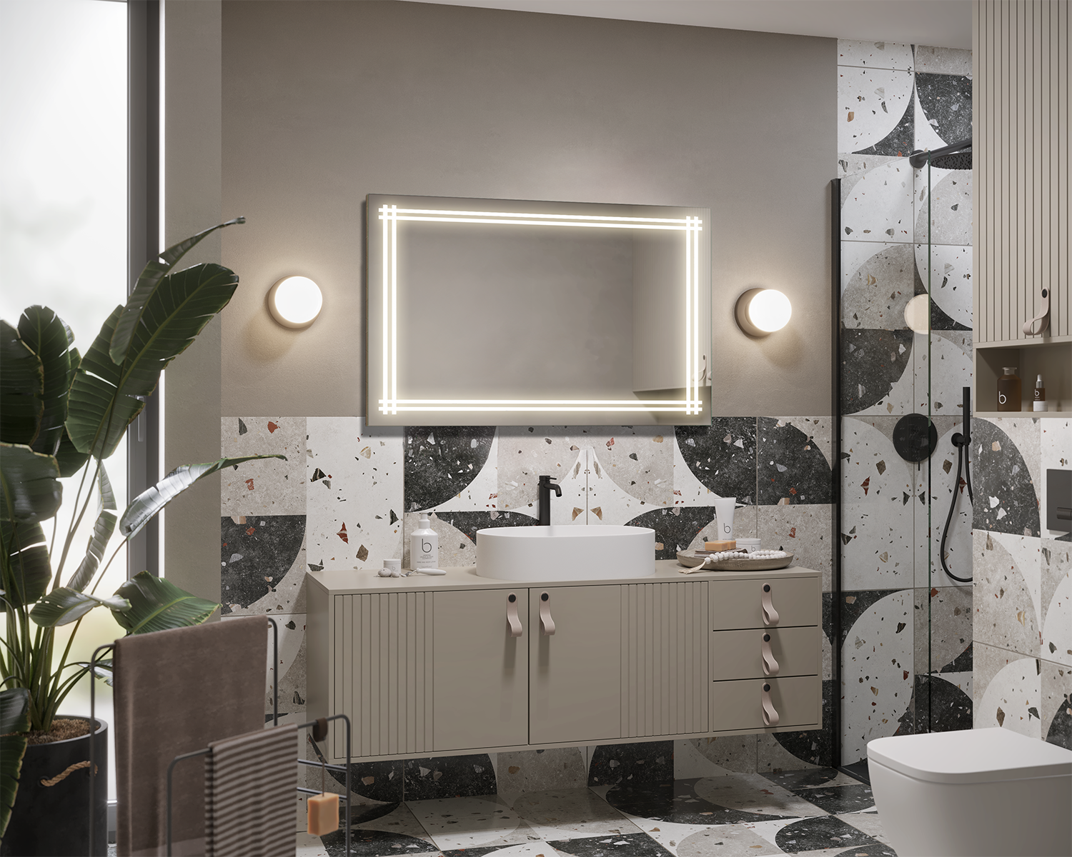 Naro Premium illuminated mirror