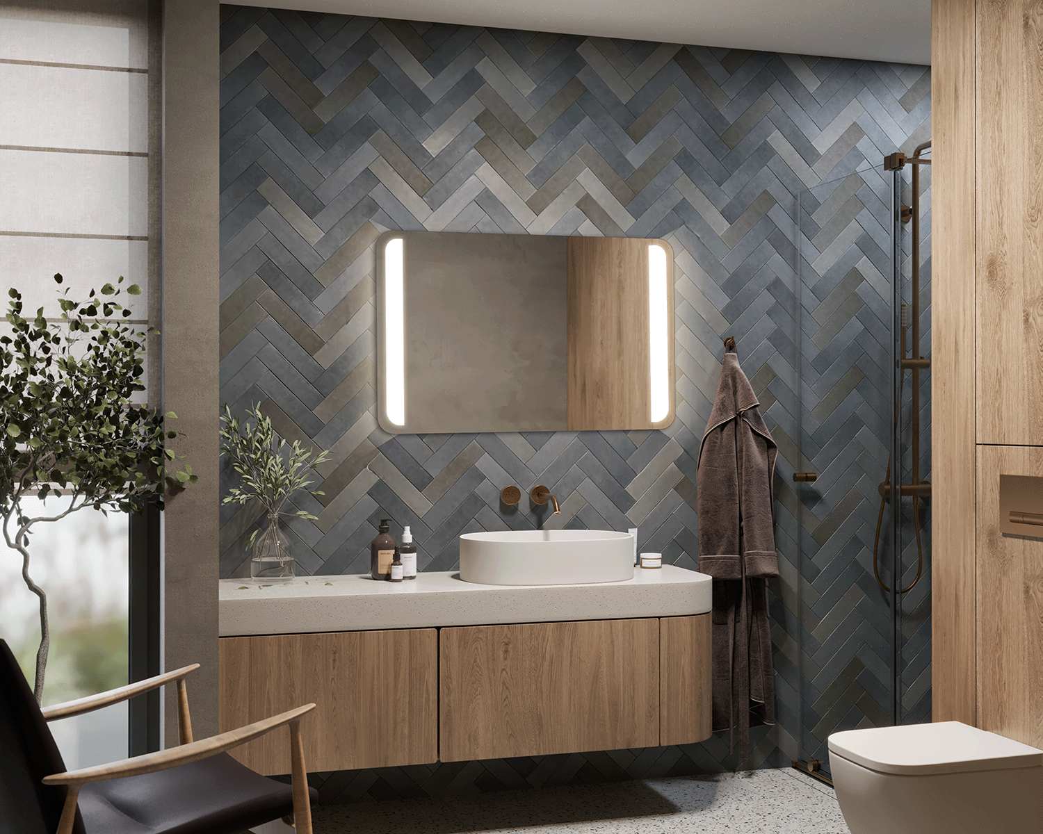 Ambio illuminated mirror