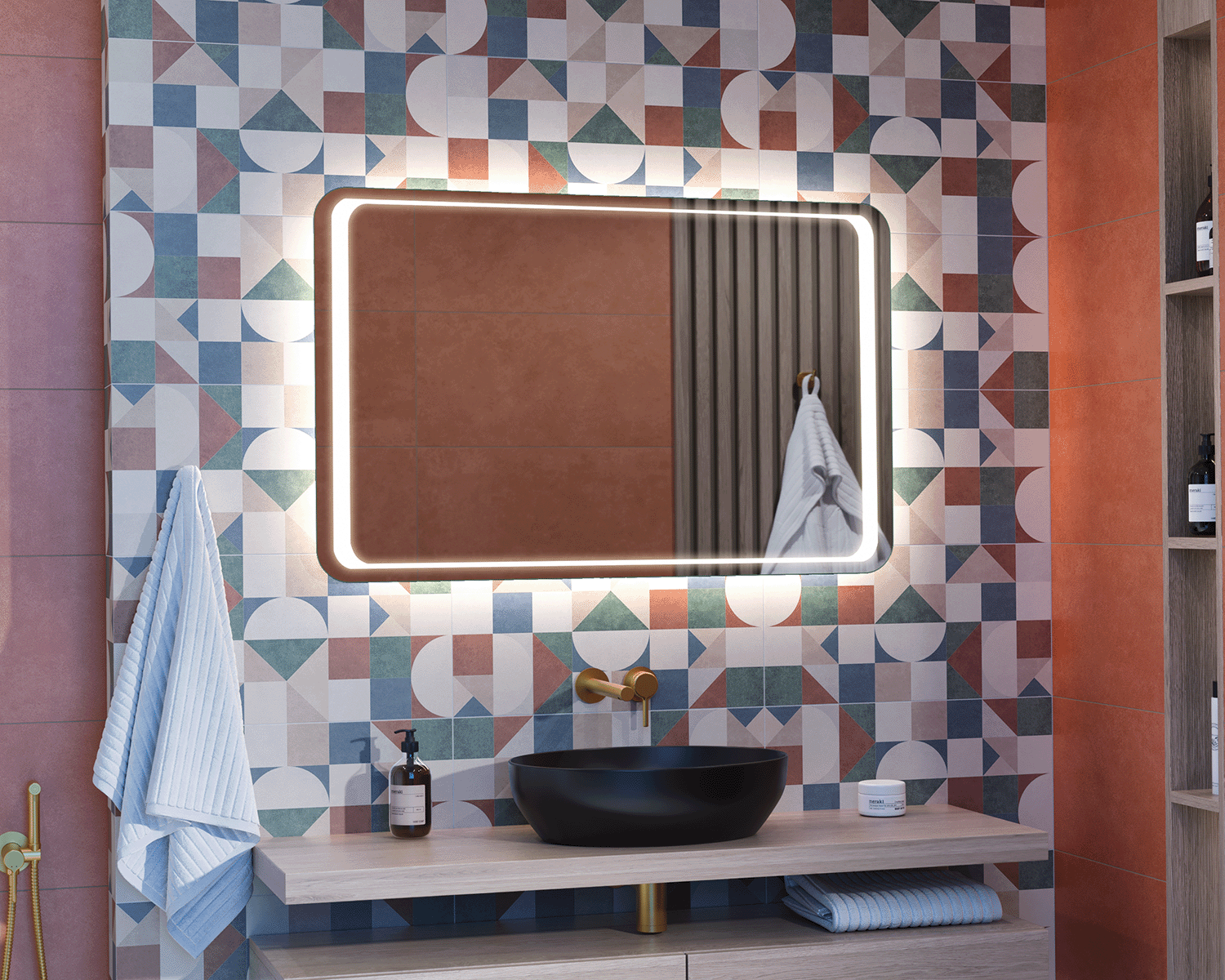 Aristo illuminated mirror