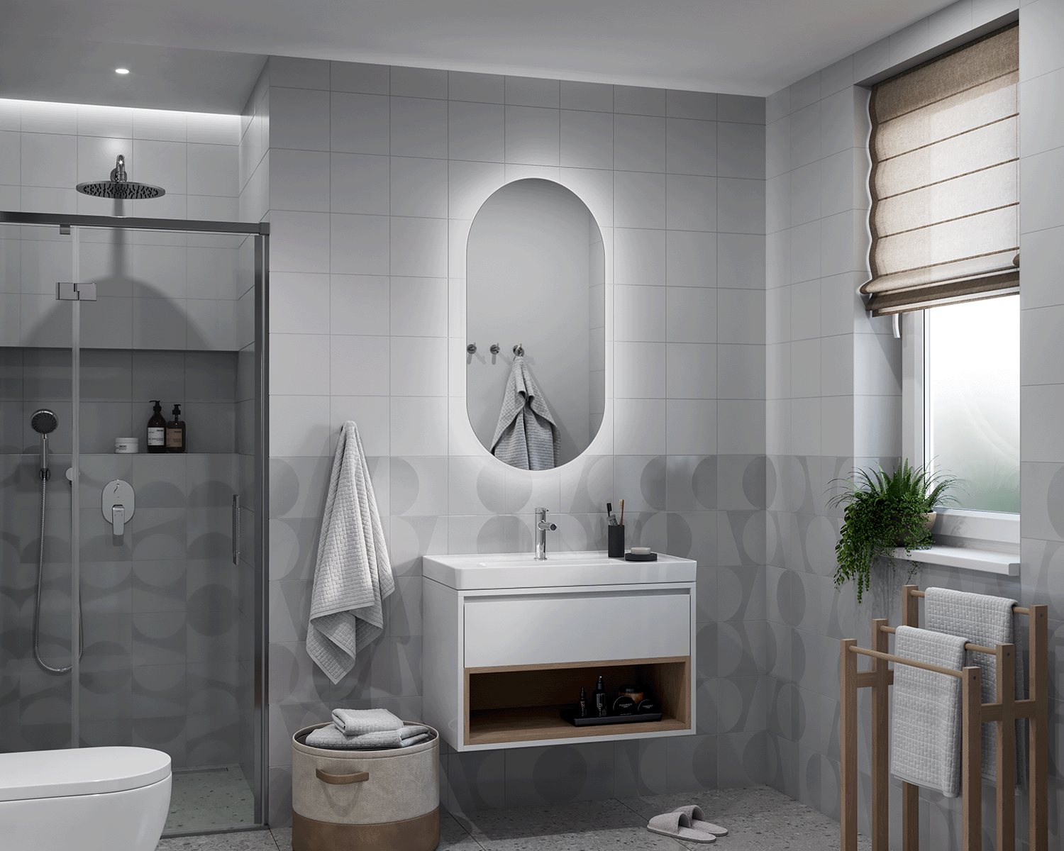 Auro illuminated mirror