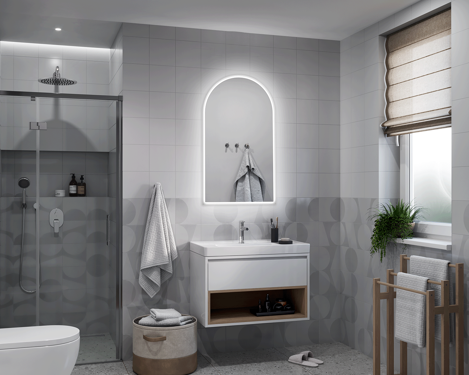 Brillo Lite illuminated mirror