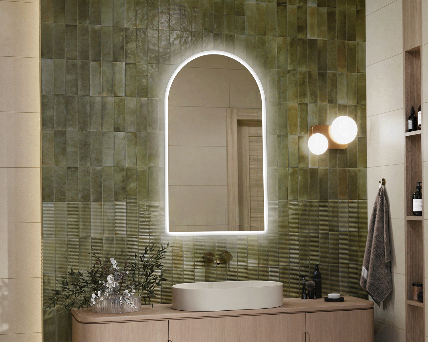 Brillo Lite illuminated mirror