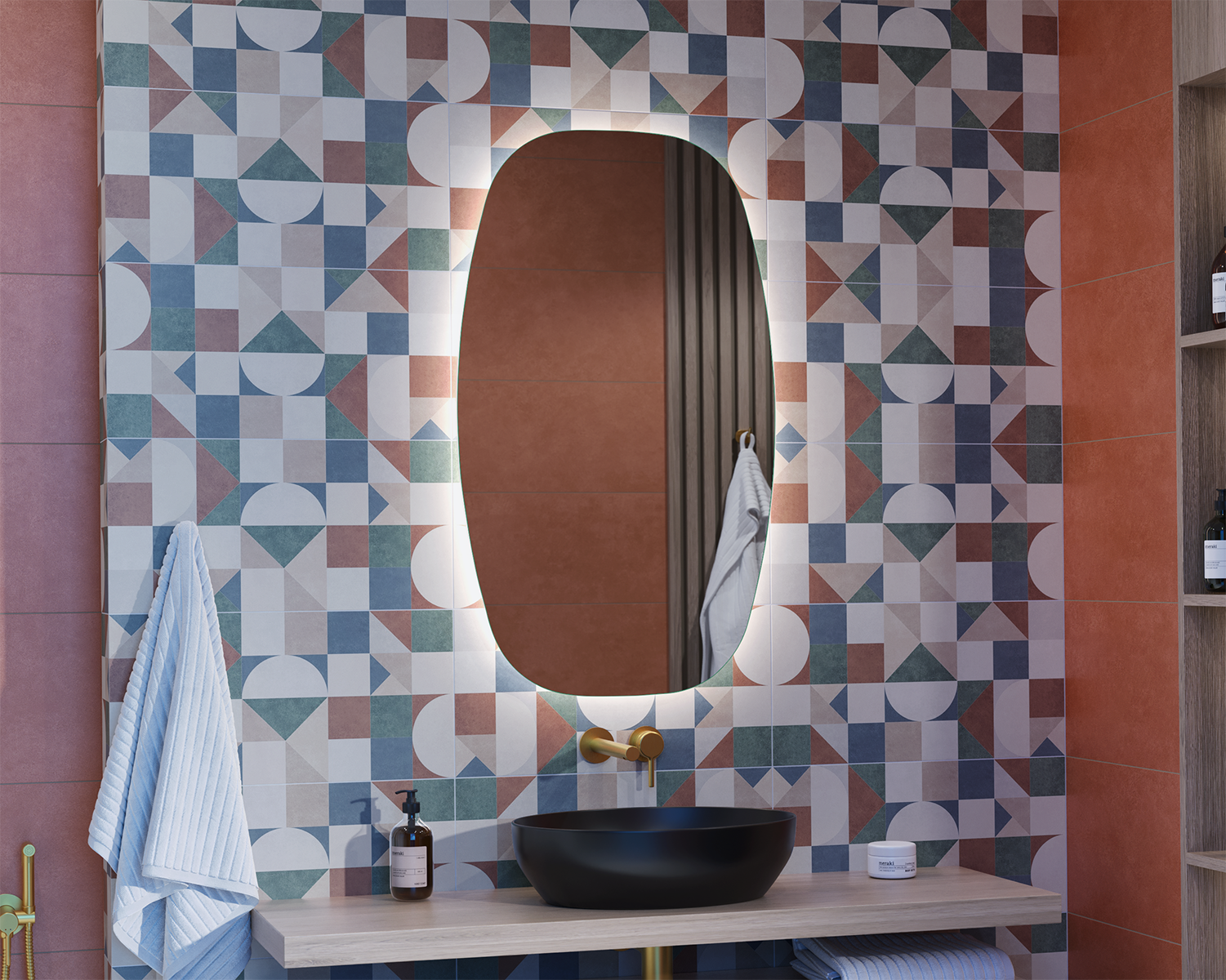 Clarro illuminated mirror