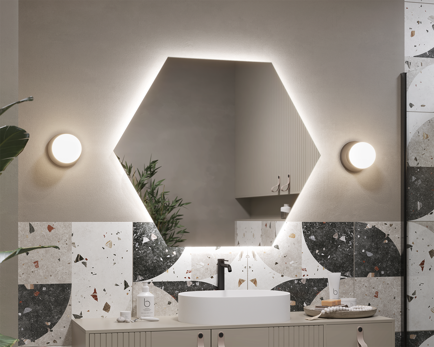 Corda illuminated mirror