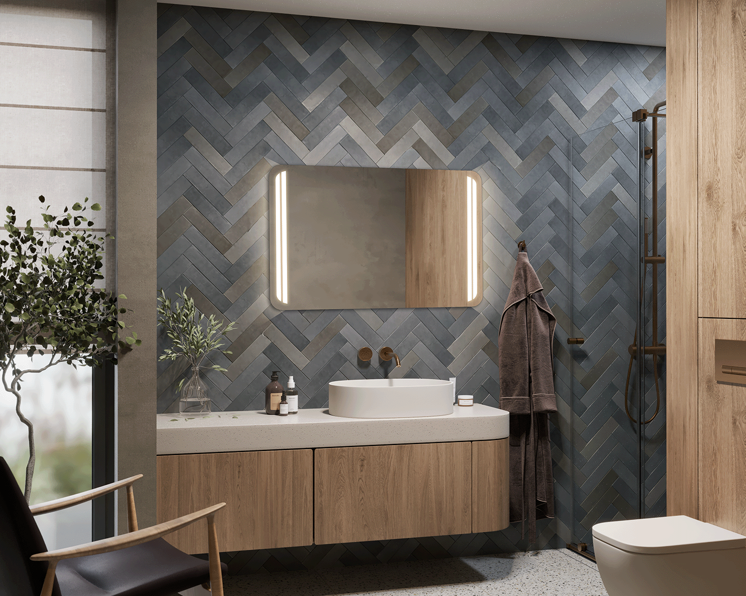 Fiero illuminated mirror