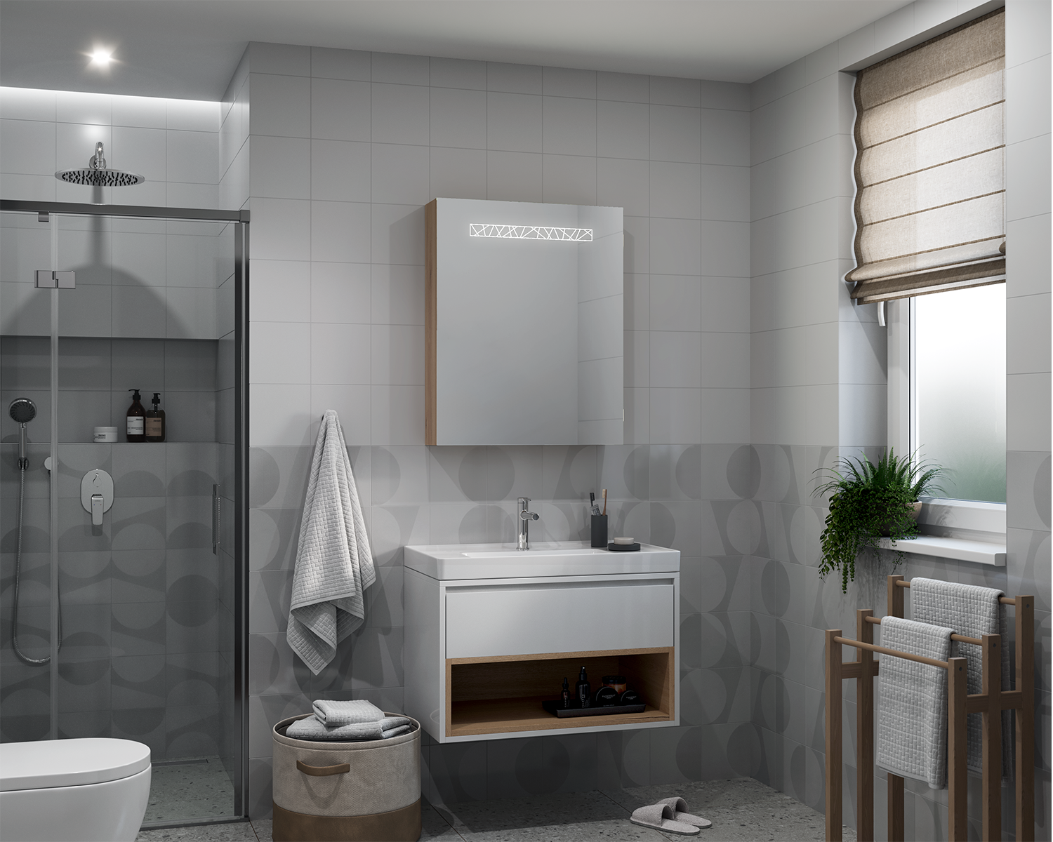 Emera illuminated cabinet