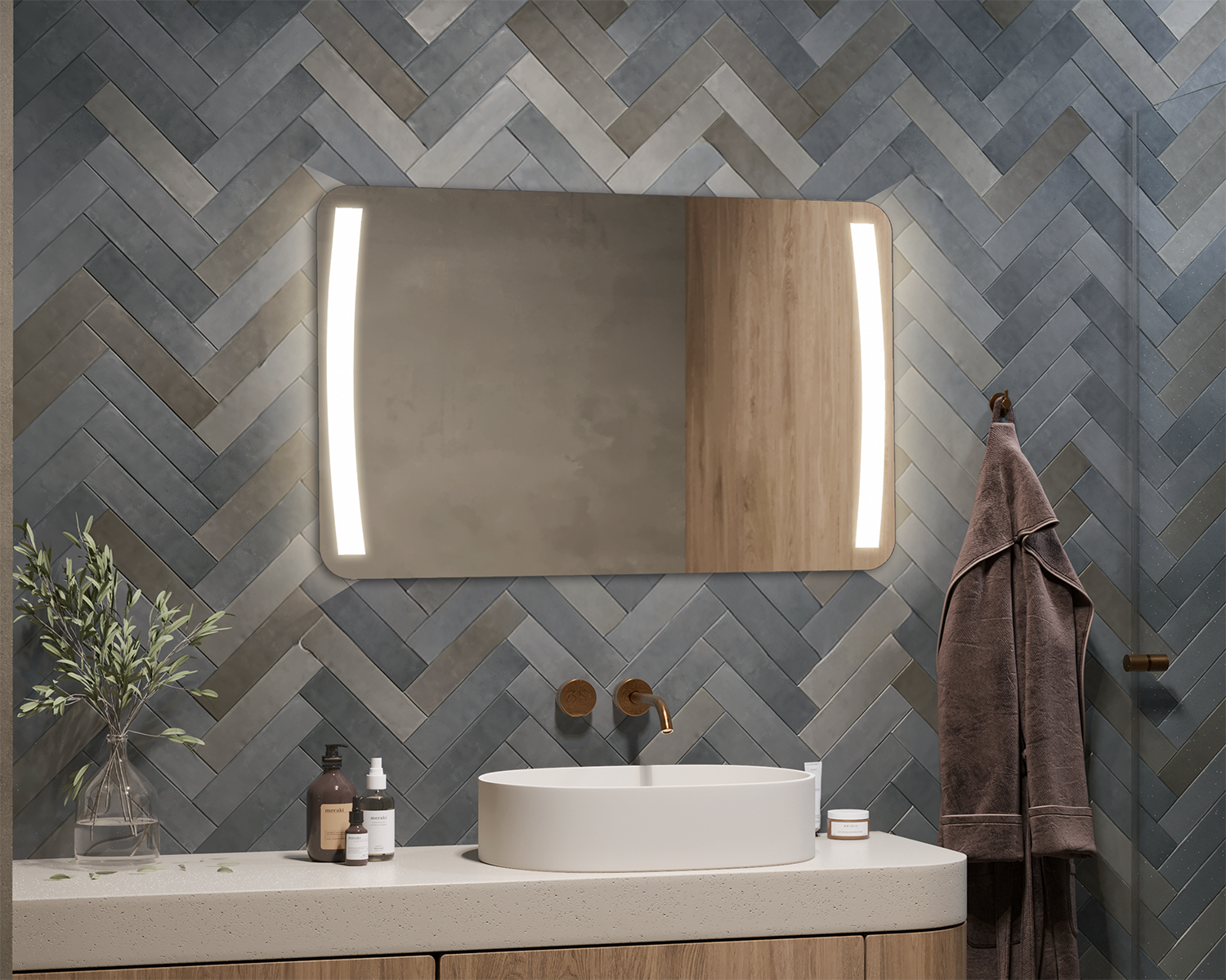 Formio illuminated mirror