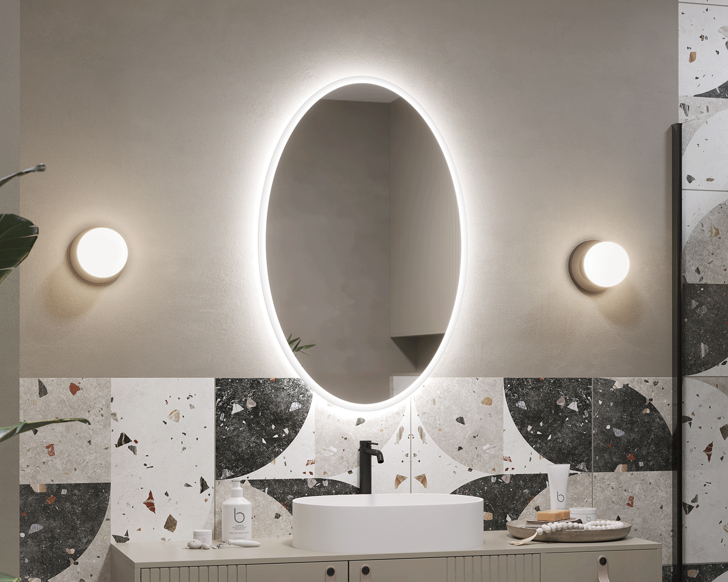 Glanzo Lite illuminated mirror