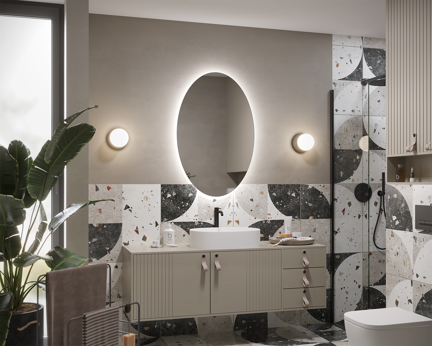 Glanzo illuminated mirror