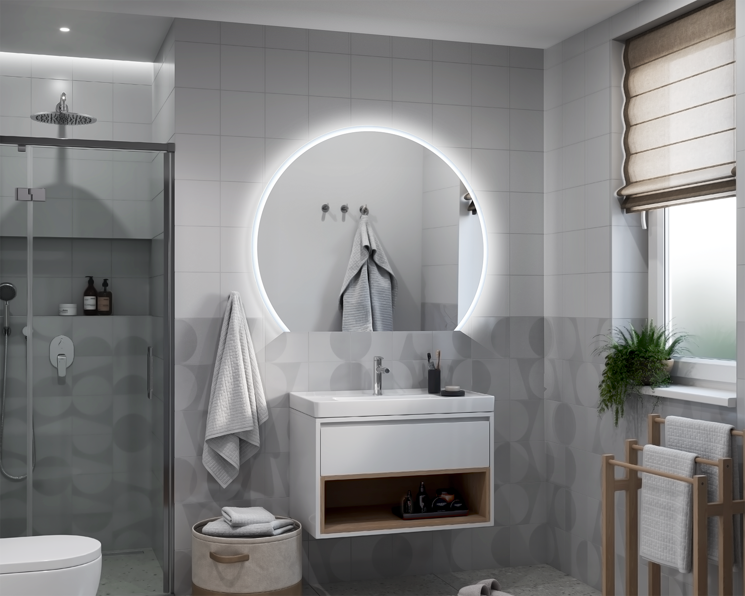 Gomer Lite illuminated mirror