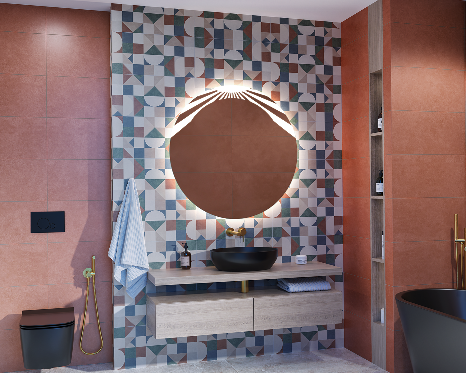 Habita illuminated mirror