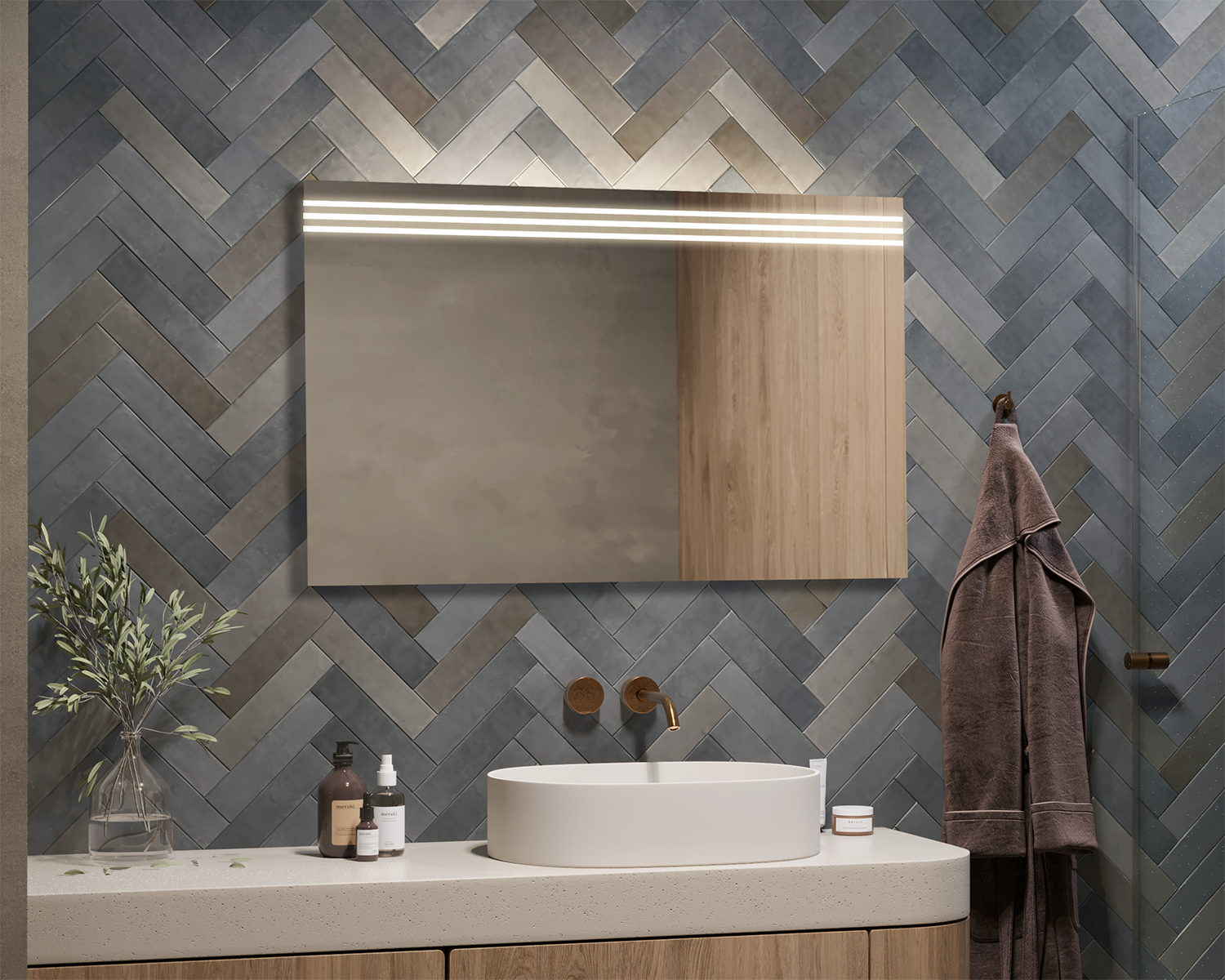 Laro illuminated mirror