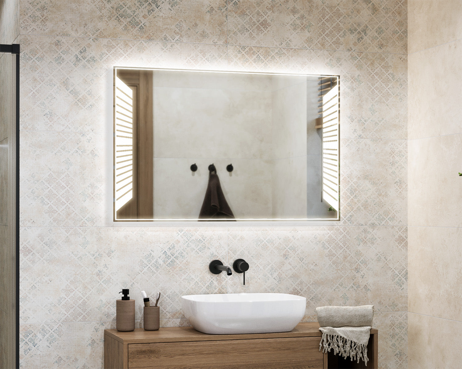 Lunno illuminated mirror