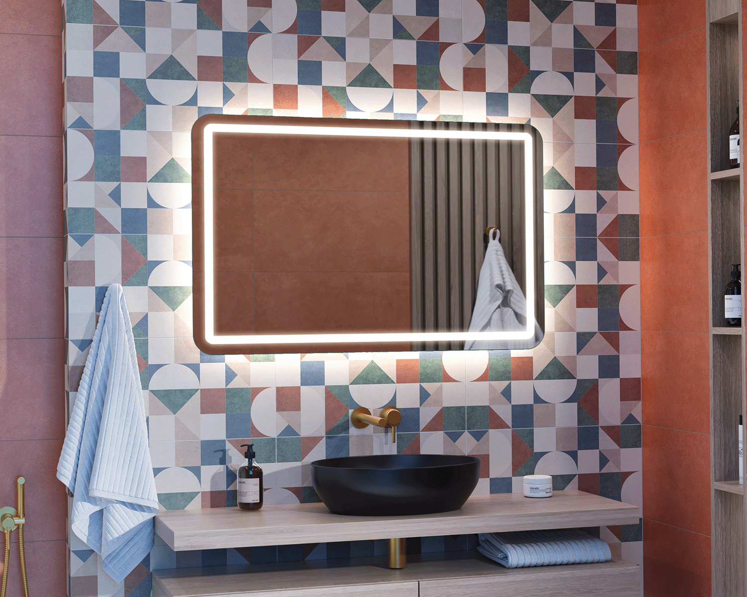 Modulo Lite illuminated mirror