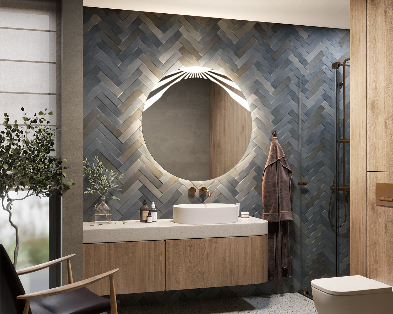 Habita illuminated mirror