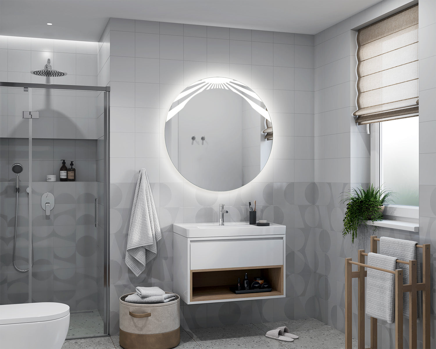 Habita illuminated mirror