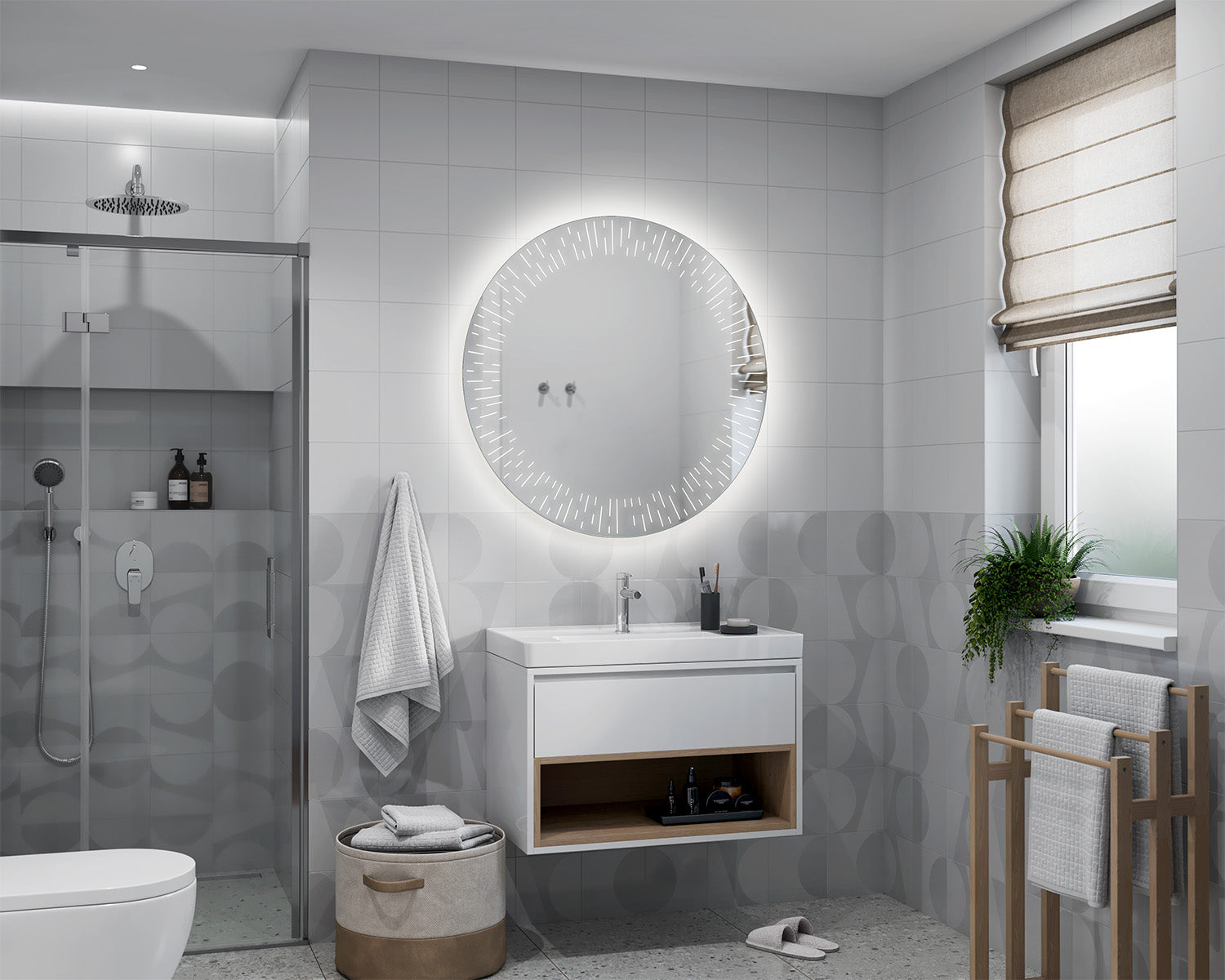 Loftis illuminated mirror