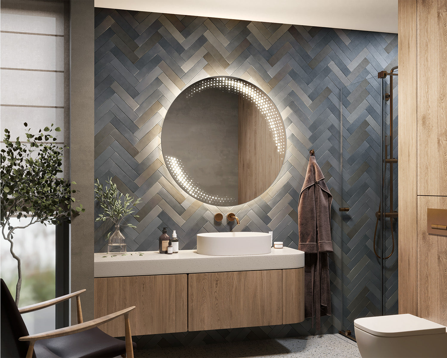 Mirror with backlight Mirora