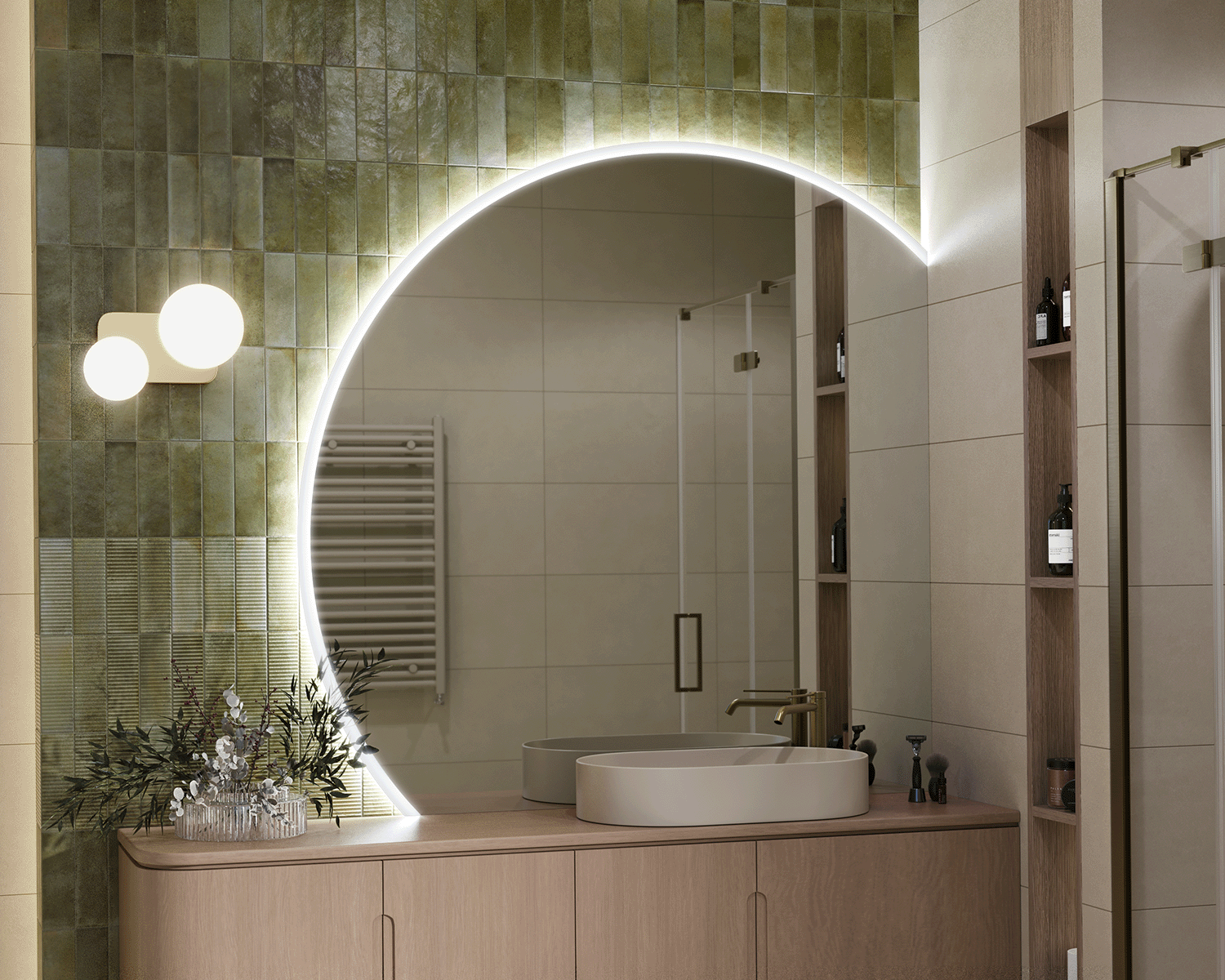 Otero Lite illuminated mirror