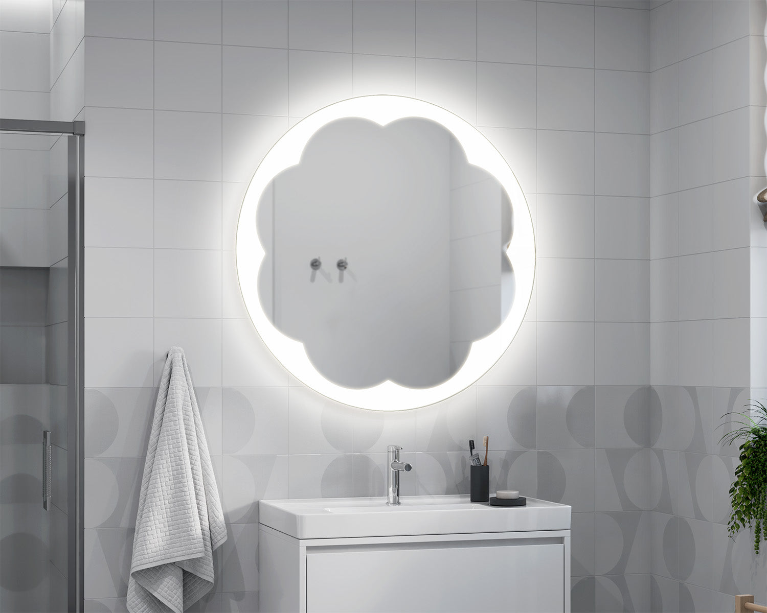 Rooma illuminated mirror