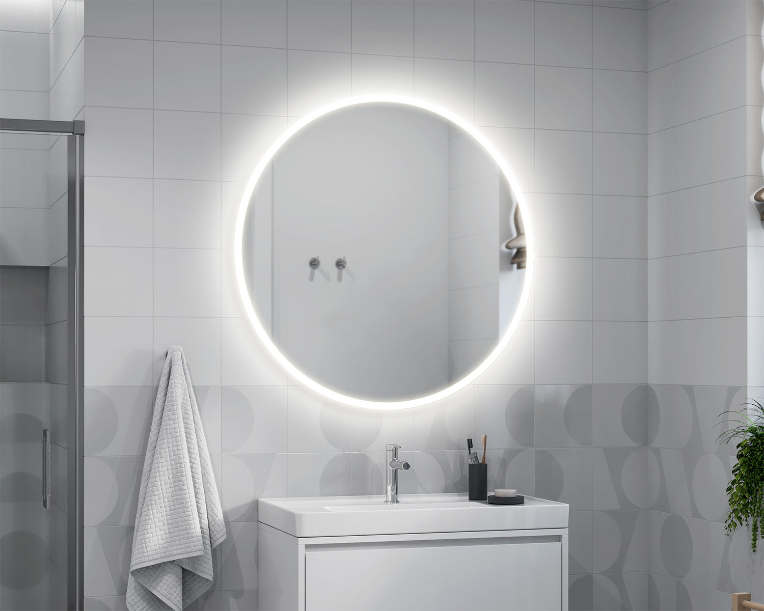 Spatio Lite illuminated mirror