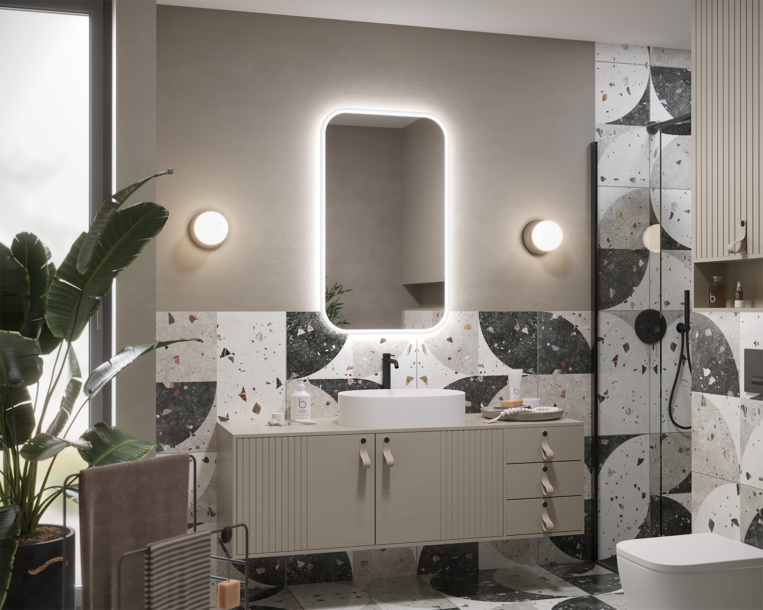 Recto Lite illuminated mirror