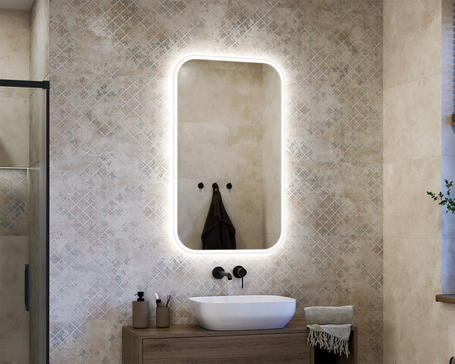 Recto Lite illuminated mirror