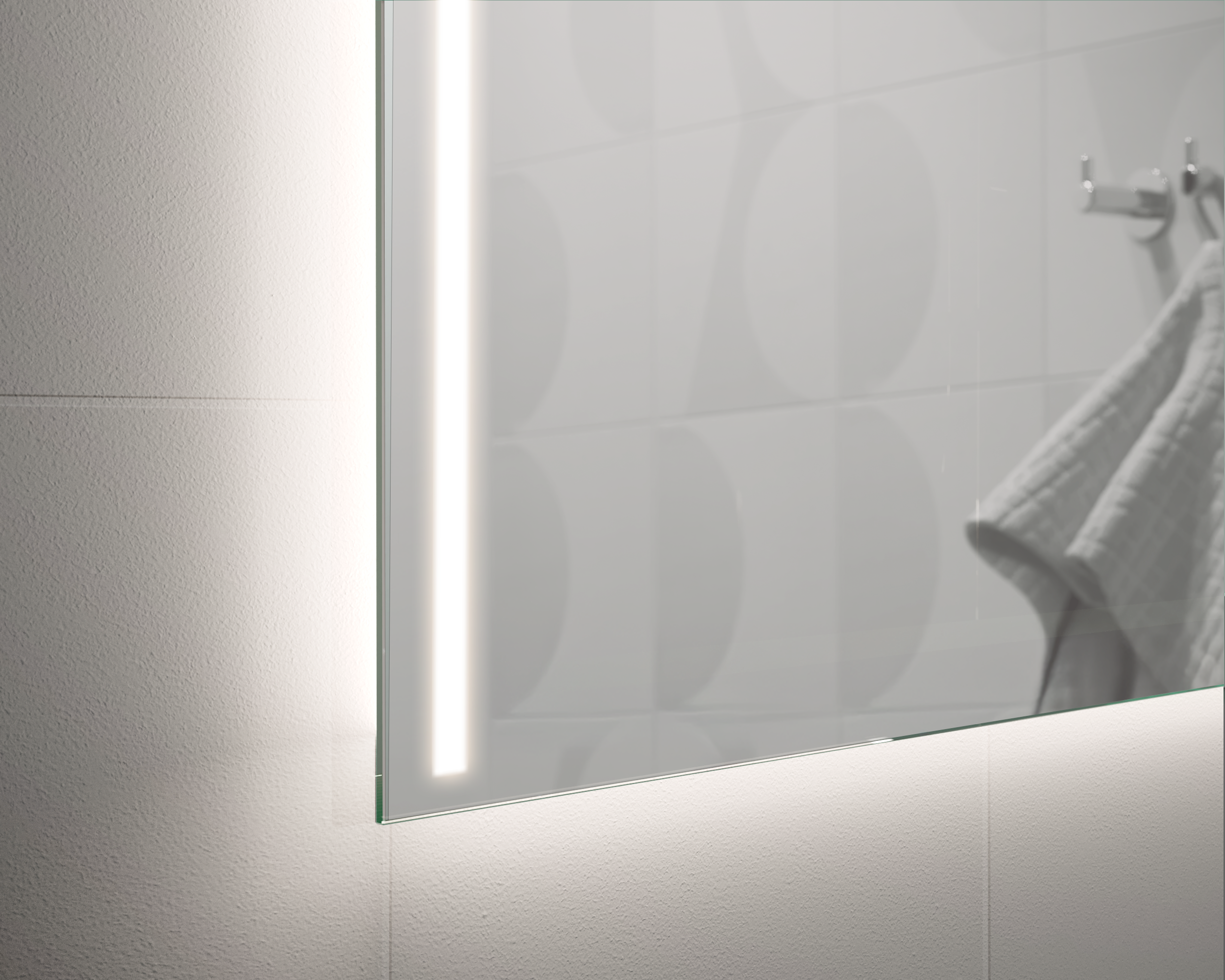 Rivaro illuminated mirror