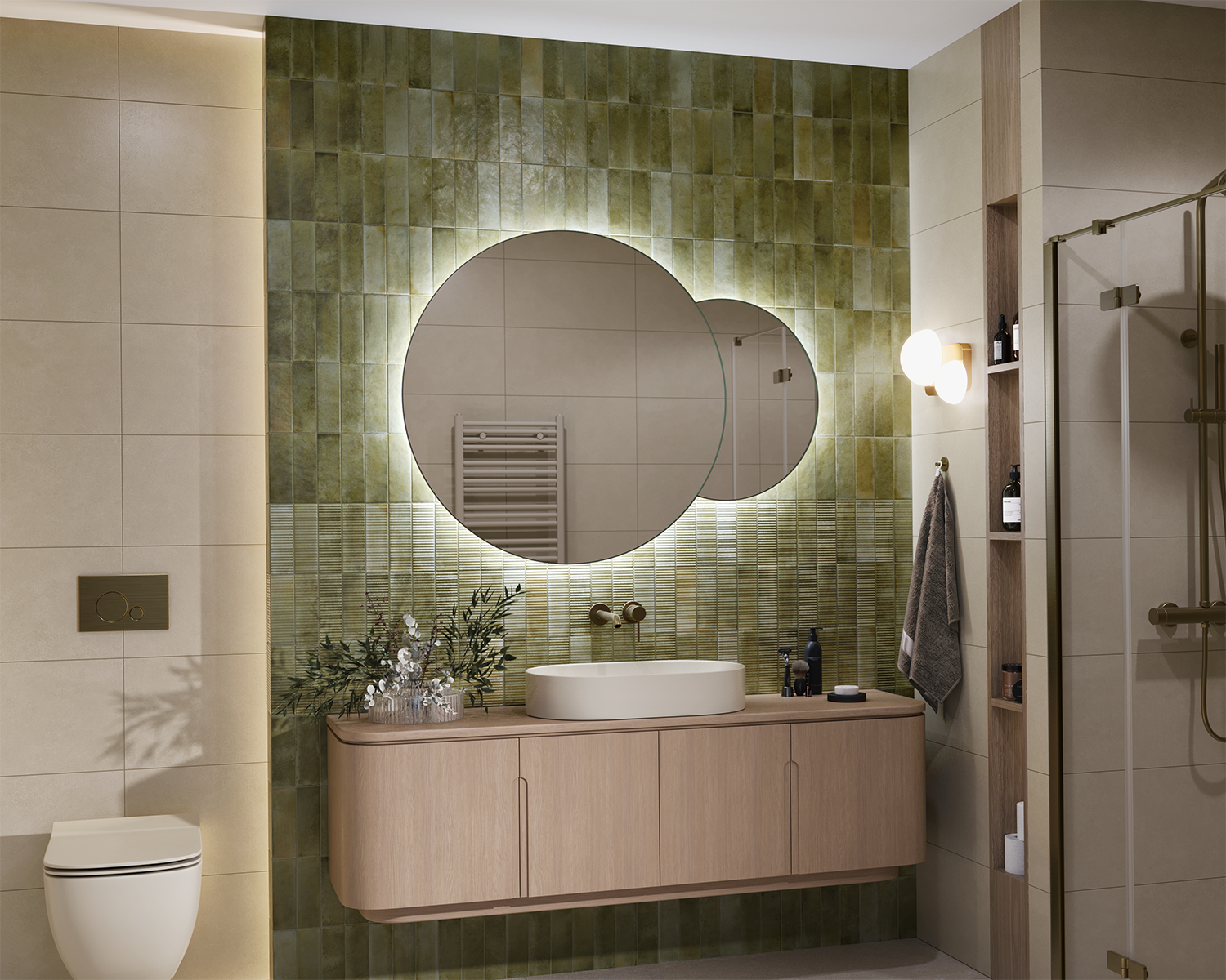 Sienn illuminated mirror