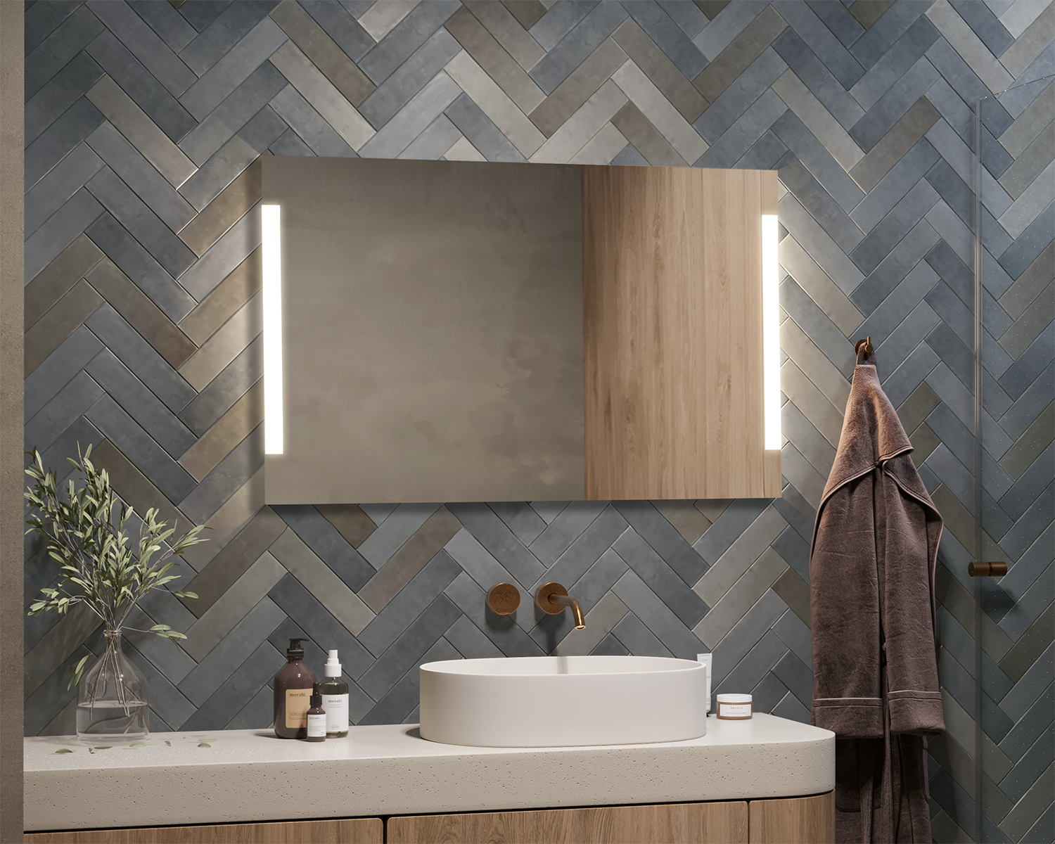 Terran Backlit Mirror