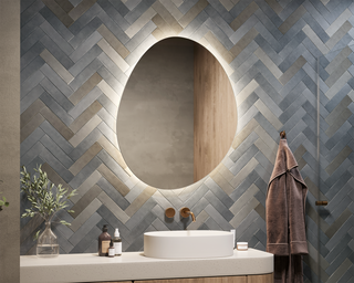 Toscana illuminated mirror