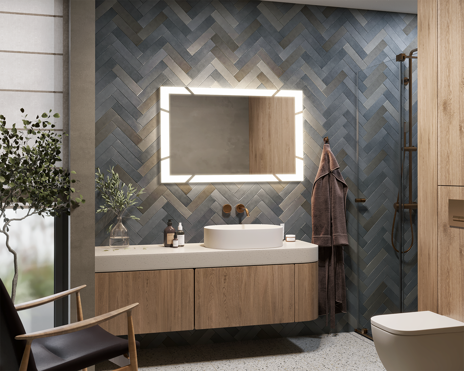 Verta illuminated mirror