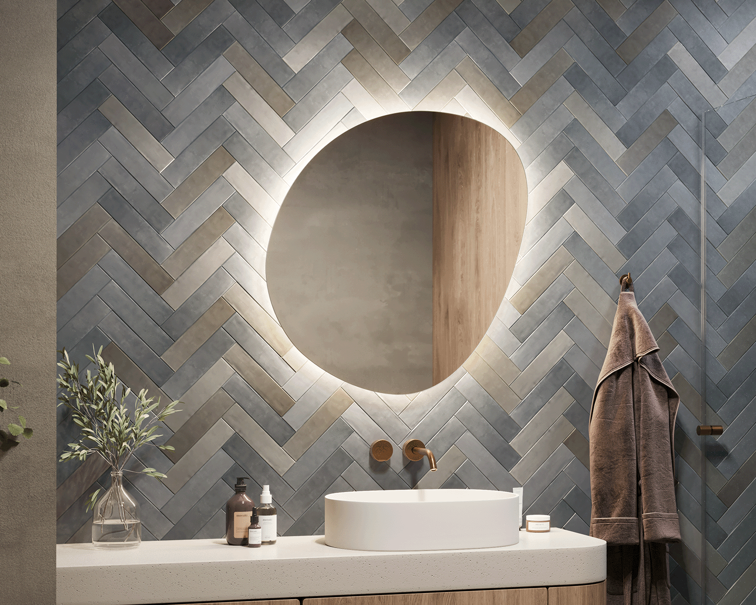 Vigo illuminated mirror